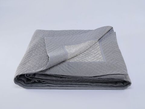 Покрывало 150x200 Claire Batiste Tilt серое