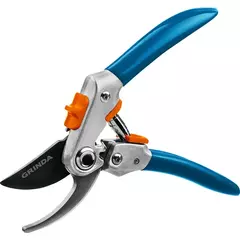 GRINDA  P-51 200 мм, с шестерённой передачей, c двухкомпонентными рукоятками, Плоскостной секатор, PROLine (423451)