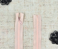 Молния спираль потайная Т3, 50 см, светло-розовый