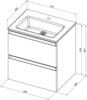 Allen Brau 1.E1001.PWM 2.0 1.E1001.PWM ECLIPSE 2.0 Тумба 61, рapyrus white matt (334011)