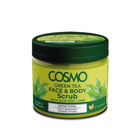 COSMO Green Tea Face&Body scrub скраб для лица и тела 325 ml