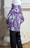 Детский утеплённый прогулочный лыжный костюм Nordski City Violet-Mint-Grey
