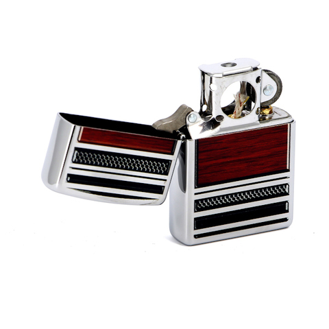 Зажигалка ZIPPO Pipe High Polish Chrome латунь/сталь серебро 36x12x56 мм (28676)