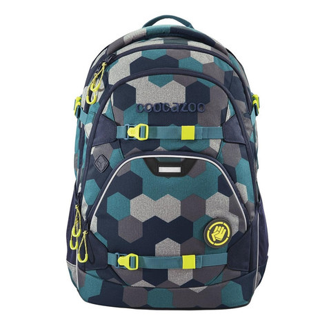 Рюкзак Coocazoo ScaleRale Blue Geometric Melange синий/бирюзовый