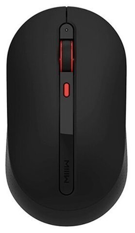 Беспроводная мышь Xiaomi MIIIW Wireless Mute Mouse Black (Черный)