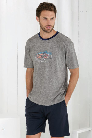 Пижама мужская Massana N78 Dark Grey P211336