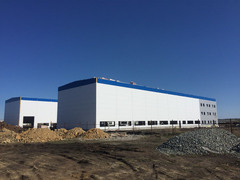 Монтаж и поставка кровли 3200м2 (Сервисный центр БЕЛАЗ)