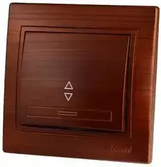 MIRA 701 0505 105 Выключатель прох. махагон