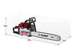 ЗУБР 62 см3, 50 см, бензопила (ПБЦ-М62-50)