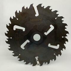 Пила дисковая Ø450 х 50 х 4,6/3,0 Z = (24 + 24) + 6 WoodTec