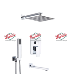 Душевой комплект Warmer Chrome Line BOX-2120