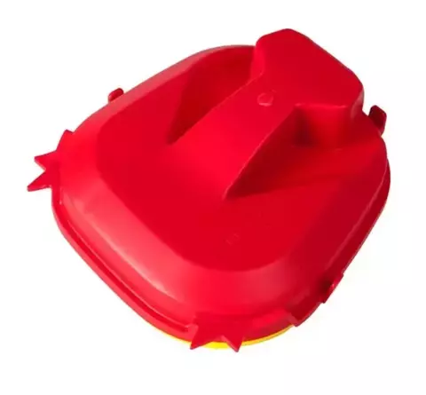 Крышка корпуса воздушного фильтра CRF450R/RX/RWE 21-23 # CRF250R/RX 22-23 красно-желтая