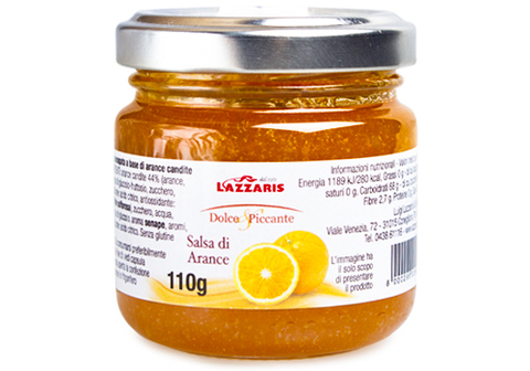 Соус сладко-пикантный из апельсинов "Lazzaris", 110г