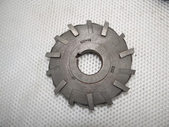 Фреза торцевая насадная 3-х сторонняя 100х14х27 со вставными разнонаправленными ножами Р18  z=14