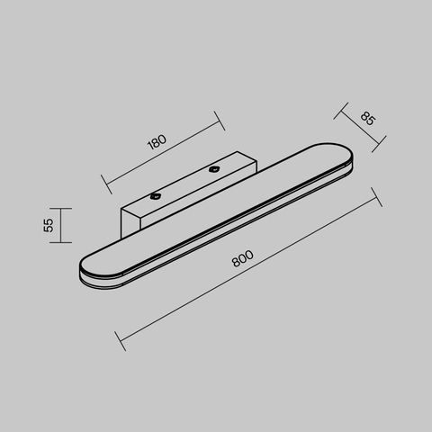 Светодиодная подсветка для зеркал Maytoni Epic MIR009WL-L16CH4K