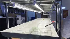 Многоярусный гидропонный стеллаж 4 яруса B2125хД2100хШ600мм до 400 растений