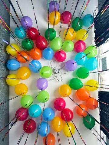 Шарики под потолок 