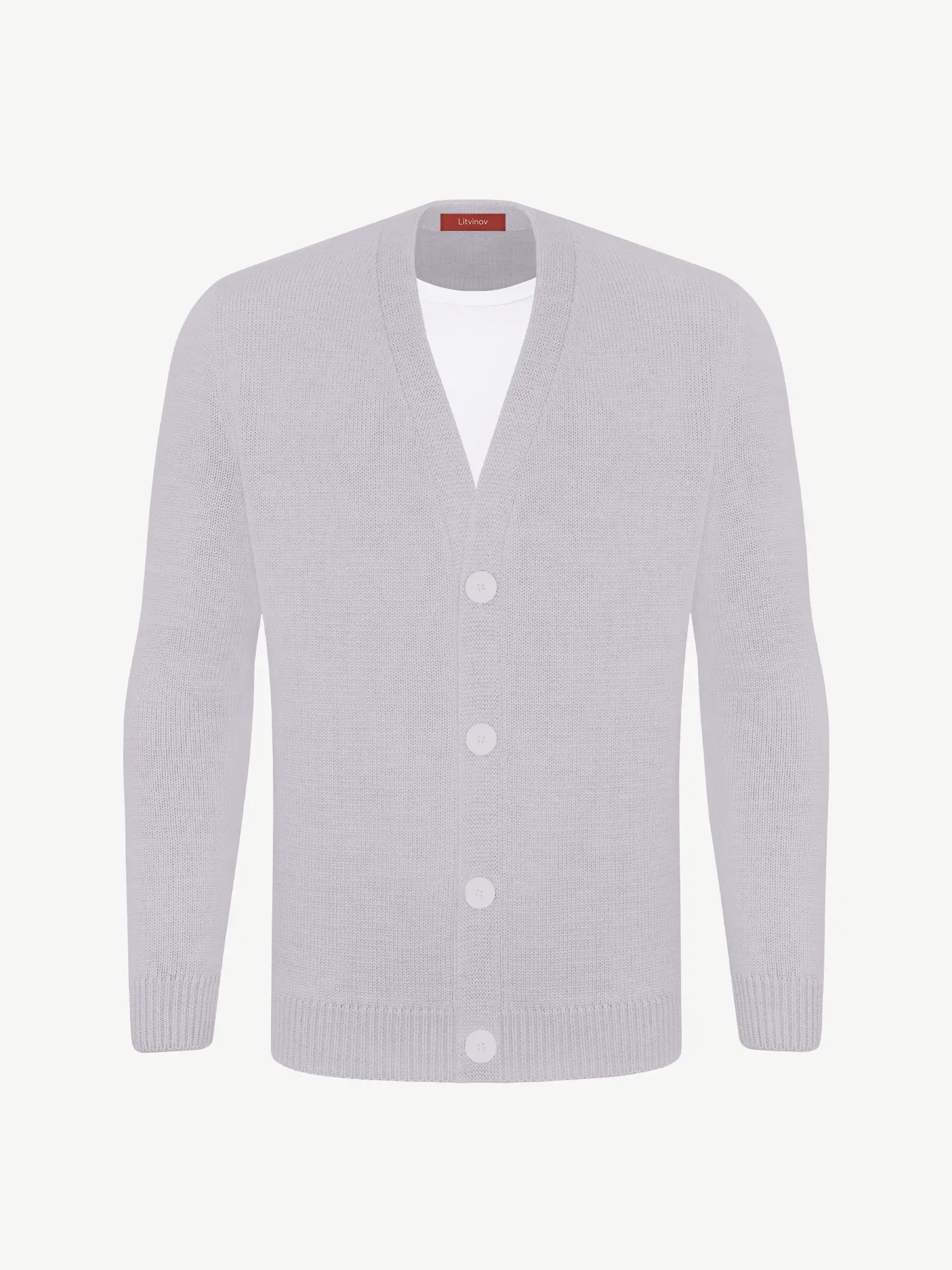 Кардиган с пуговицами из экохлопка