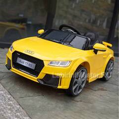 Детский электромобиль "AUDI TTRS" 12V, желтый