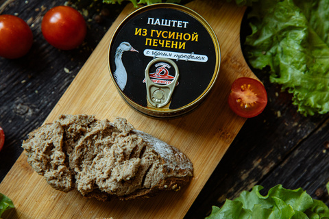 Паштет из печени гуся с черным трюфелем, Деликатесофф