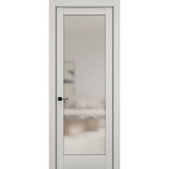 Купить Межкомнатная дверь керамик NC 8 слоновая кость остеклённая