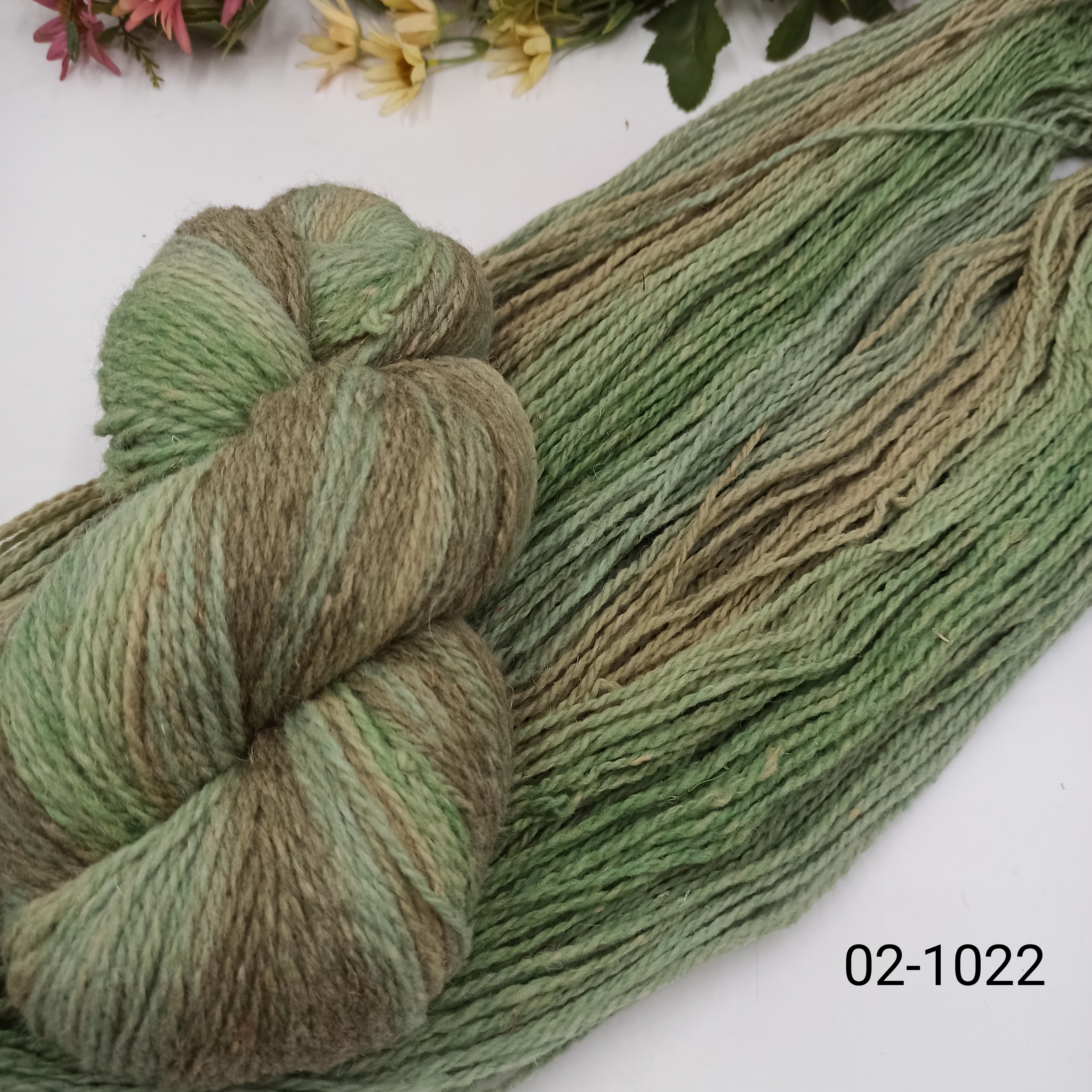 Дундага 6/2 шерсть секционного окрашивания 02-1022