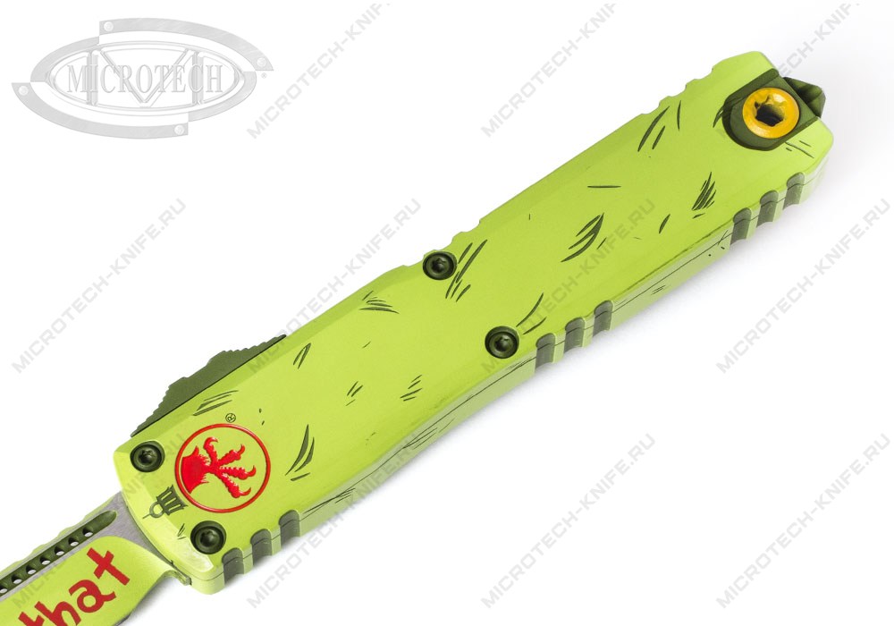 Нож Microtech Ultratech 11214-1GNS Gen IV Grinch Christmas