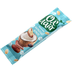 Фруктово-ореховый батончик шоколад-кокос 'Ол'лайт', 120г 🔸 4 шт х 30г