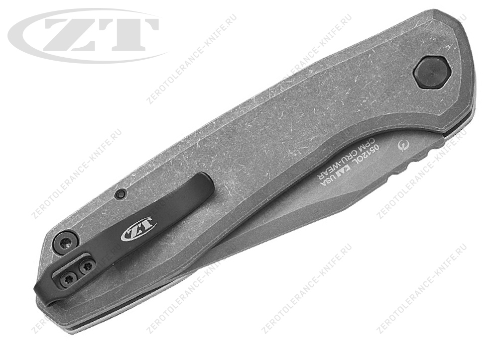 Нож Zero Tolerance 0512OL automatic Cru-Wear Olive - фотография 