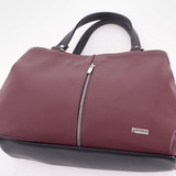 Сумка Саломея 198 наппа бордо + черный