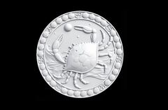 Силиконовый молд Знак зодиака Рак 3 см
