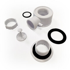 Поддон душевой 90х90 низкий акриловый с крышкой