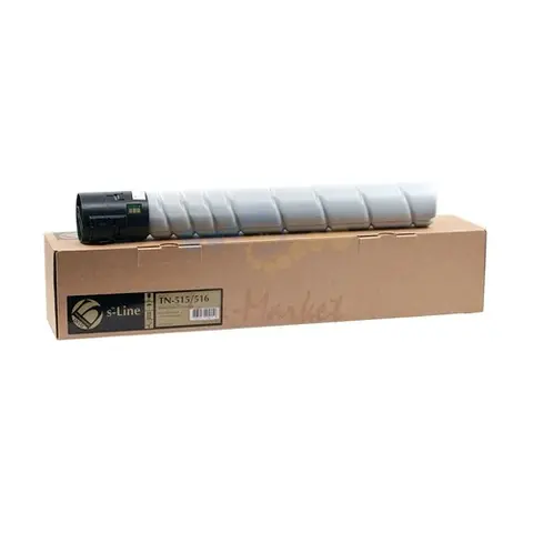 Тонер-картридж БУЛАТ s-Line TN-515, TN-516 для Konica Minolta bizhub 458, bizhub 458e (Чёрный, 31200 стр.), универсальный