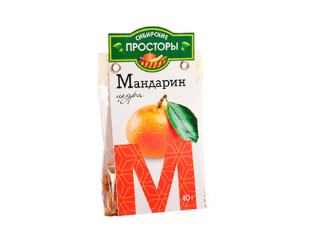 Цедра мандарина Сибирские Просторы, 40г
