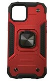 Противоударный чехол Strong Armour Case с кольцом для iPhone 14 Plus (Красный)