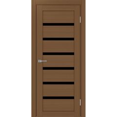 Купить Межкомнатная дверь экошпон Турин 507.12 орех остеклённая