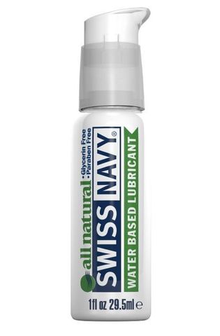 Гипоаллергенный лубрикант Swiss Navy All Natural Water Base Lubricant - 29,5 мл. - Swiss navy All Natural Lubes SNAN1