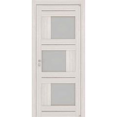Купить Межкомнатная дверь экошпон Uberture 2181 капучино велюр остеклённая