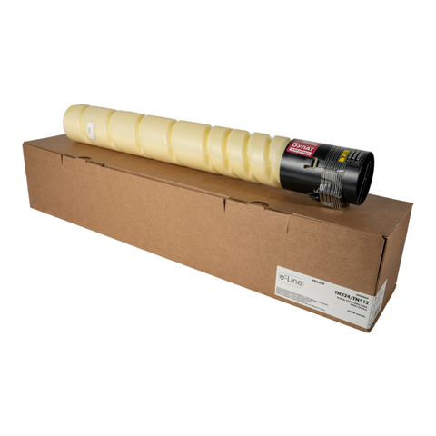 Тонер-картридж e-Line TN324Y, TN512Y для Konica Minolta bizhub C258, bizhub C454 (Жёлтый, 28000 стр.), универсальный