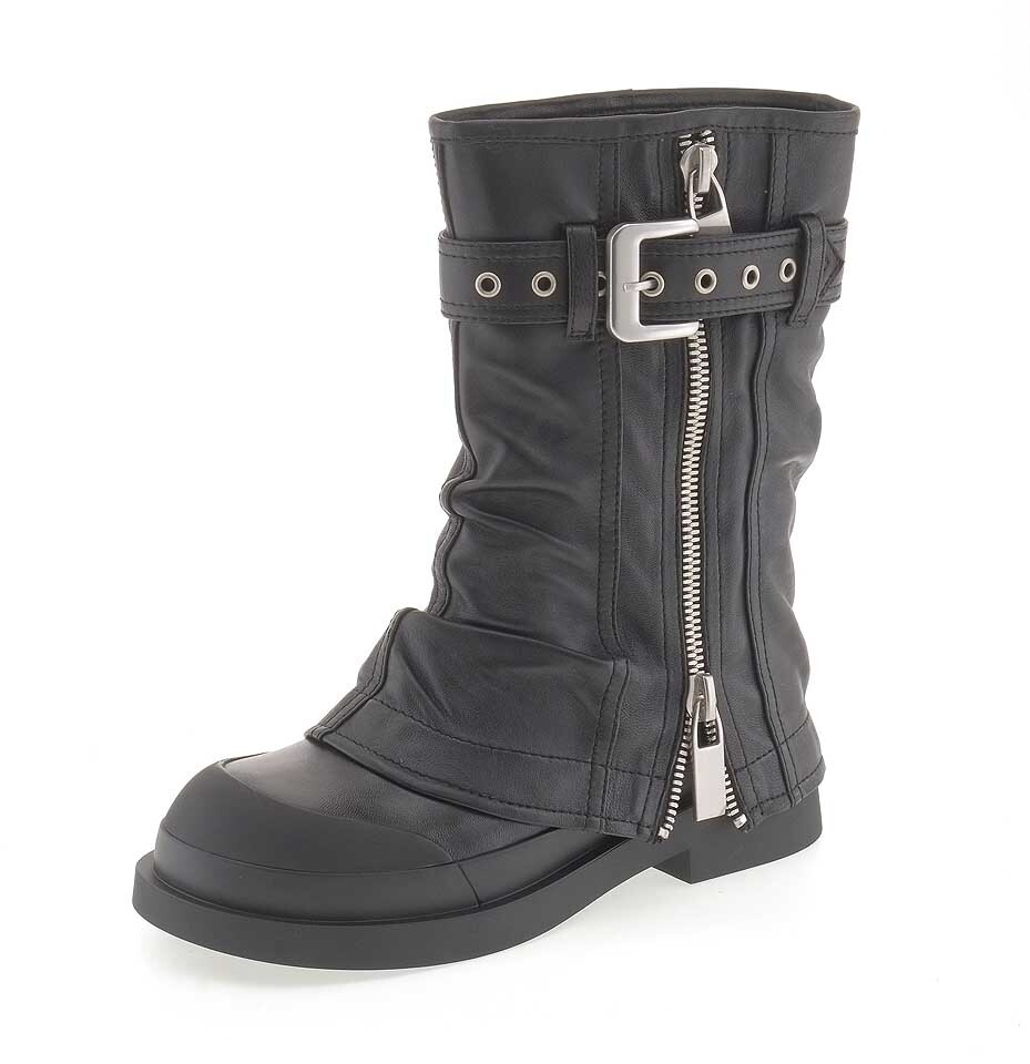 Полусапоги женские AIDINI 4216-460-492C-B черные