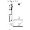 Geberit Duofix Delta 12 109.100.00.1 Скрытый бачок для приставного унитаза