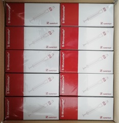 04.1934.001 S-Monovette с активатором свертывания. 4.9 мл (90х13 мм), этикетка, 50шт/уп /Sarstedt AG & Co./Сарштедт АГ & Ко. КГ, Германия