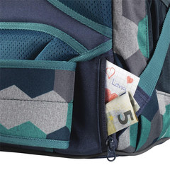 Рюкзак Coocazoo ScaleRale Blue Geometric Melange синий/бирюзовый