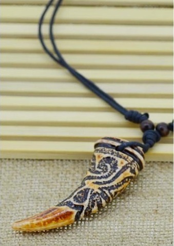 Totem Pendant talismans bone carving