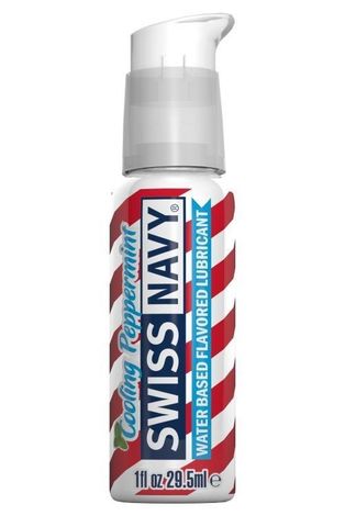 Лубрикант Swiss Navy Cooling Pepermint Lube с ароматом мяты - 29,5 мл. - Swiss navy Flavor Lubes SNFCP1