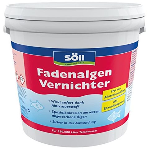Препарат против нитевидных с водорослей в пруду Soll FadenalgenVernichter 10Kg