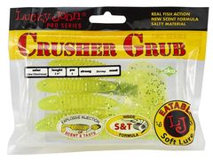 Твистеры съедобные LJ Pro Series Crusher Grub 3.9 in (99 мм), цвет 071, 5 шт