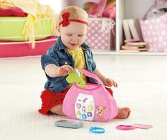 Fisher Price сумочка с аксессуарами Смейся и учись