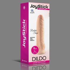 Телесный фаллоимитатор JoyStick на присоске - 16 см. - 