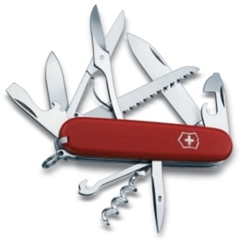 Нож складной Victorinox Huntsman EcoLine, 91 mm, Red (3.3713)